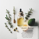 Olive, Thyme & Bergamot 2 wick Geo Candle