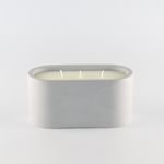 White Lily & Rose - Oval Candle