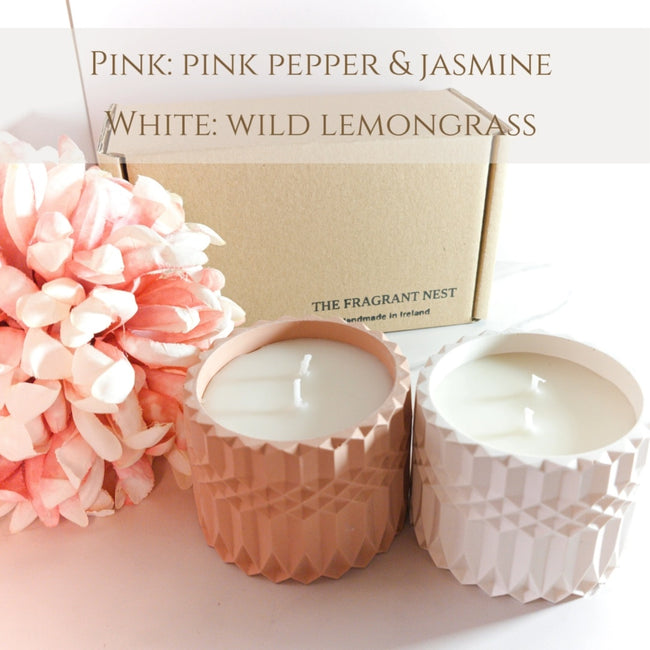 Pink pepper & Jasmine + Wild Lemongrass Geo Set