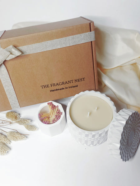 Olive Thyme & Bergamot Scented Candle