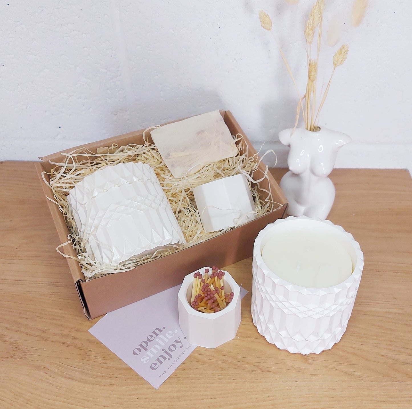 White Candle Gift set Ireland