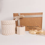 Christmas Geo Candle Gift Set - Orange Cinnamon & Clove