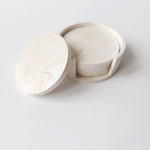 Beige Marble effect coasters - The Fragrant Nest