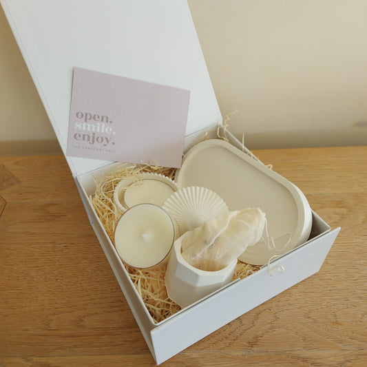 White-Tealight-Candle-Gift-Box- Ireland